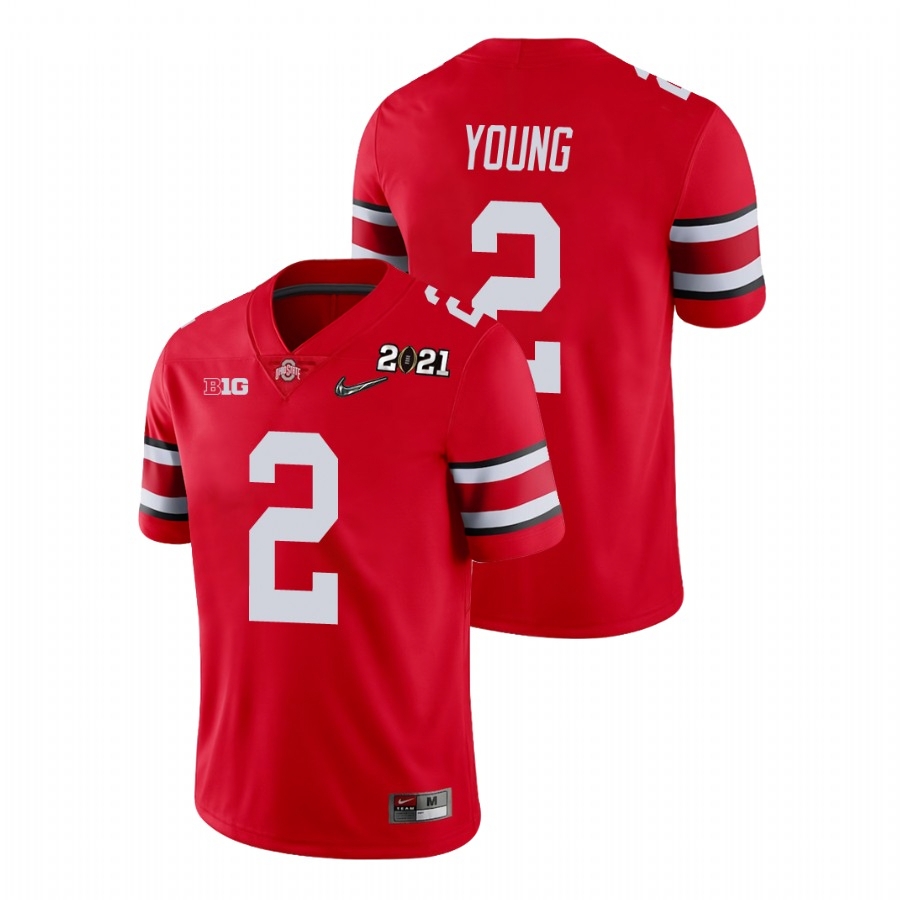 Ohio State Buckeyes Men's NCAA Chase Young #2 Scarlet Champions 2021 National College Football Jersey PFH2149RM